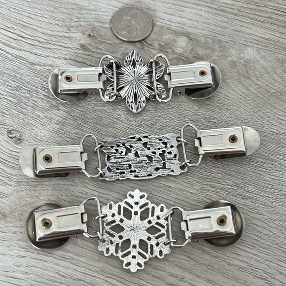 Set of 3 Sweater/Scarf Clips - Picture 5 of 5